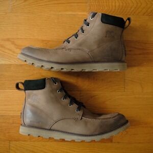 Sorel Waterproof Moc Toe Leather Chukka Boots Brown Lug Sole Mens 13 Outdoors